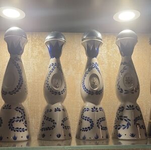 1- Beautiful Hand Painted Decorative Clase Casa Azul Ceramic Tequila Bottle…